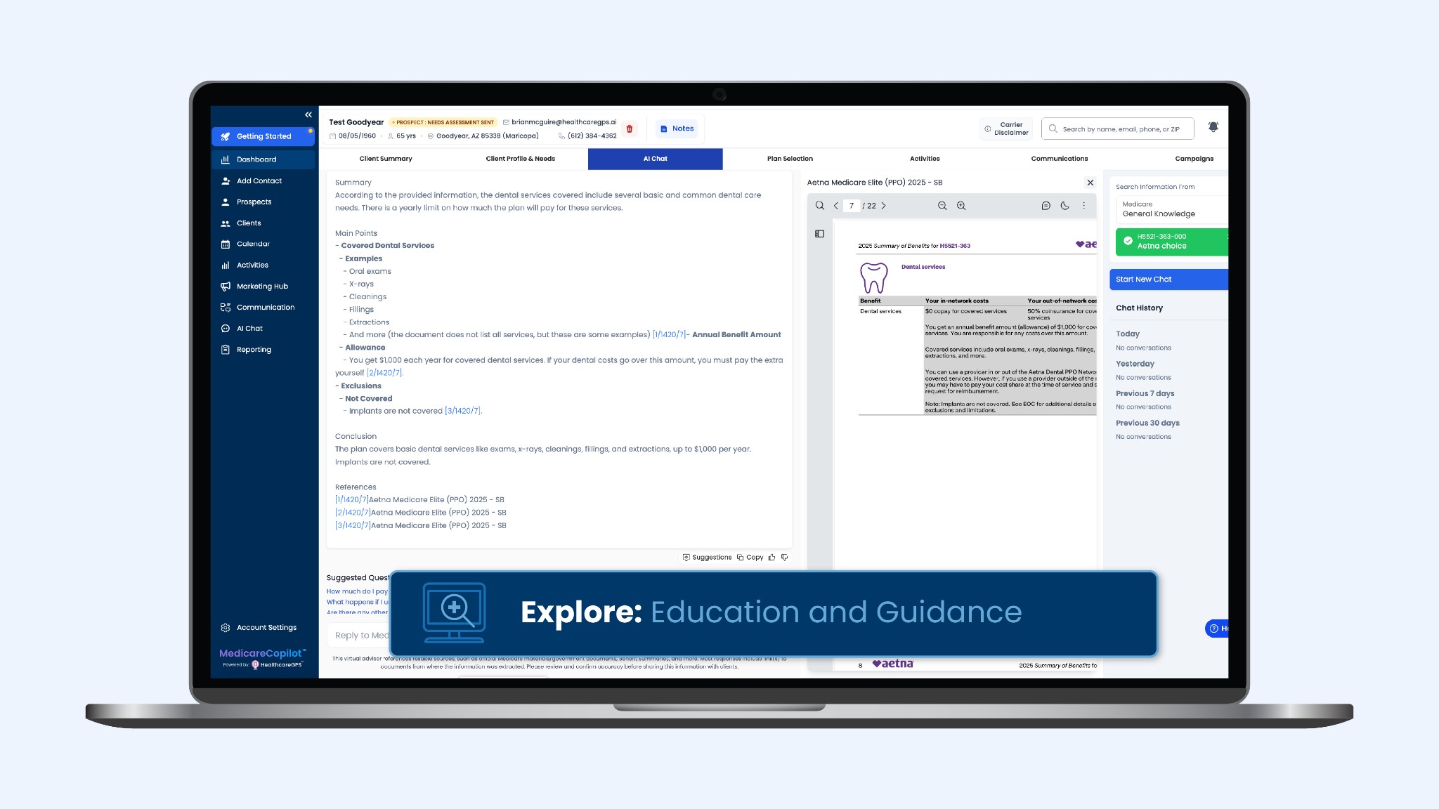 MedicareCopilot explore education and guidance