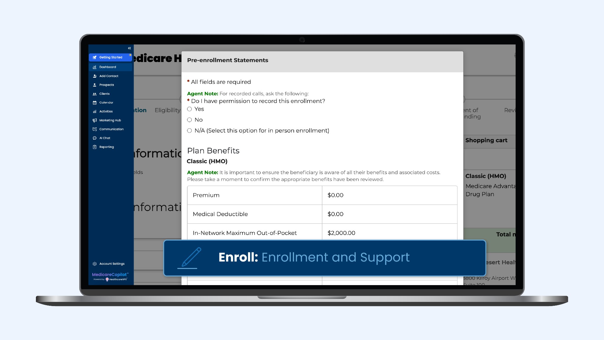 MedicareCopilot enroll and support